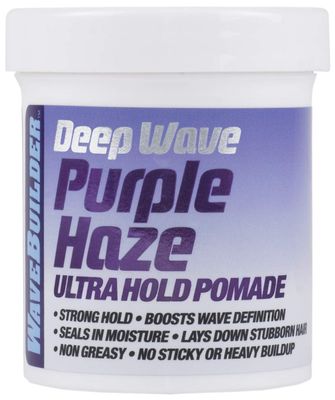 Wavebuilder Deep Wave Purple Haze Ultra Hold Pomade, 3.0 Ounce