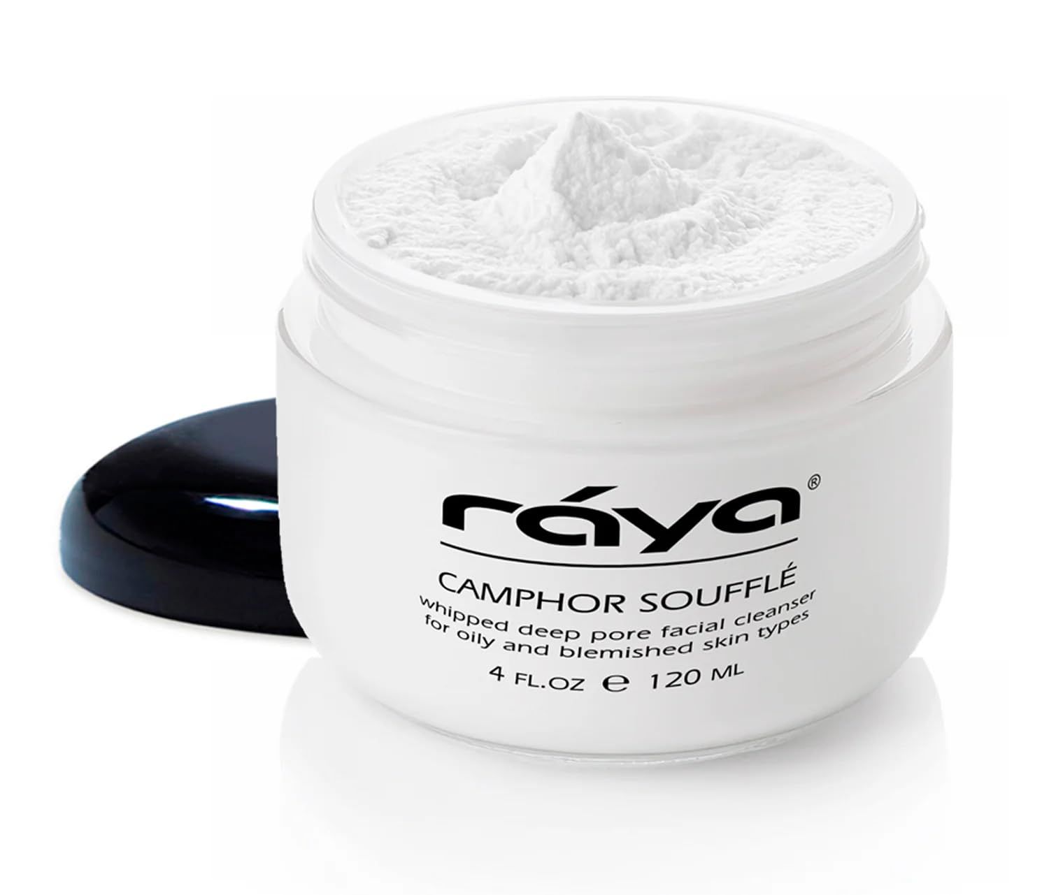 Raya Camphor Souffl Facial Cleanser (101) - pH-Balanced Blemish Facial Wash for Oily &amp; Break-Out Skin, Blackheads &amp; Whiteheads, Clarify Pores, Refreshing Camphor Formula, Smooth Complexion - 4oz