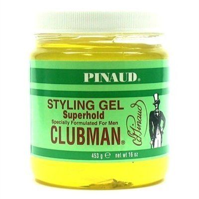 Clubman Style Gel Men&#39;S Super Hold 16oz. Jar (2 Pack)