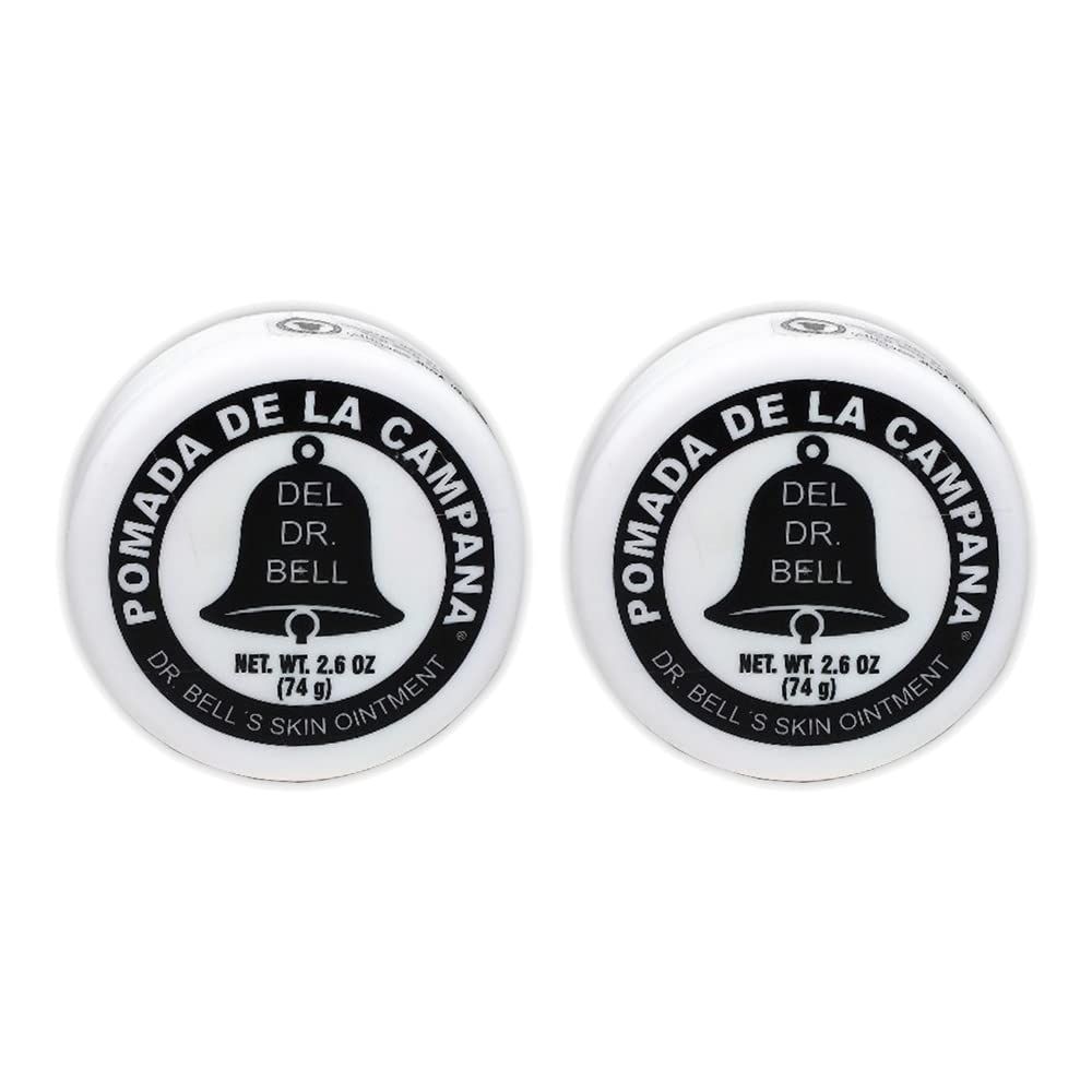 Pomada De La Campana Medicated Cream - Crema Medicada 1.2 Oz (Pack of 2) by Dr Bell&#39;s