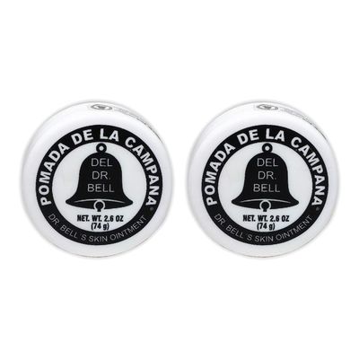 Pomada De La Campana Medicated Cream - Crema Medicada 1.2 Oz (Pack of 2) by Dr Bell&#39;s