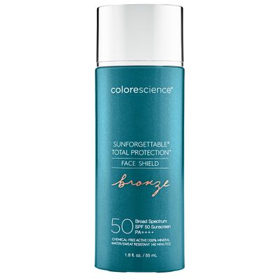 Colorescience Sunforgettable Total Protection Face Shield Bronze SPF 50, 1.8 Fl Oz