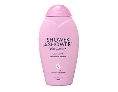 Shower To Shower Original Body Powder, 8 Ounces (1 Pack)