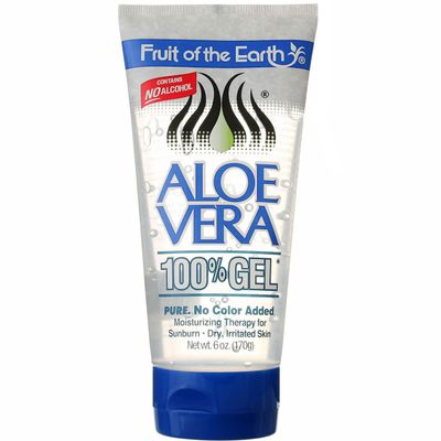 Fruit of the Earth Aloe Vera 100% Gel 6 oz (Pack of 3)