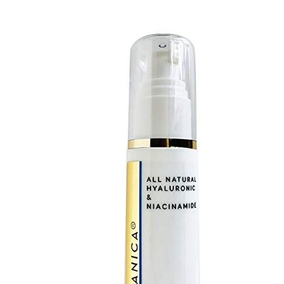 HYALURONIC SHOT Anti-aging Face Lifting Firming Serum 1.7oz-All Natural Organic Vegan+Advanced Science Hyaluronic Acid, Niacinimade Plump Tighten Hydrate Smooth wrinkles-NO ALCOHOL