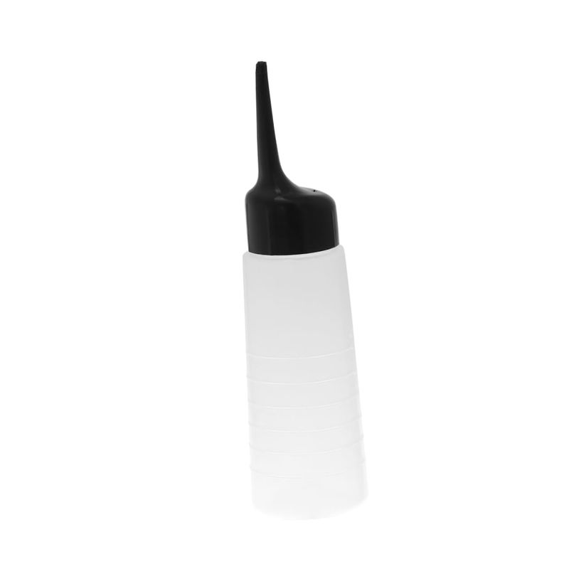 HEALLILY Empty Applicator Bottle Hair Dye Bottle with Black Slant Tip for Applying Hair Color