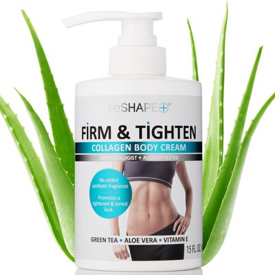 Reshape+ Collagen Cream Skin Care Face Lotion &amp; Body Lotion For Dry Skin | Skin Tightening Cream Collagen Firming Lotion Body Moisturizer Lifts, Firms, &amp; Tightens For Younger Looking Skin, 15 Fl Oz