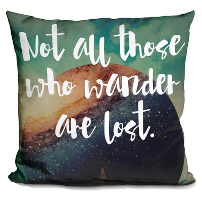 LiLiPi Not All Those Decorative Accent Throw Pillow