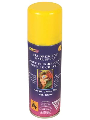 Rubies Bright Color Hairspray, Yellow