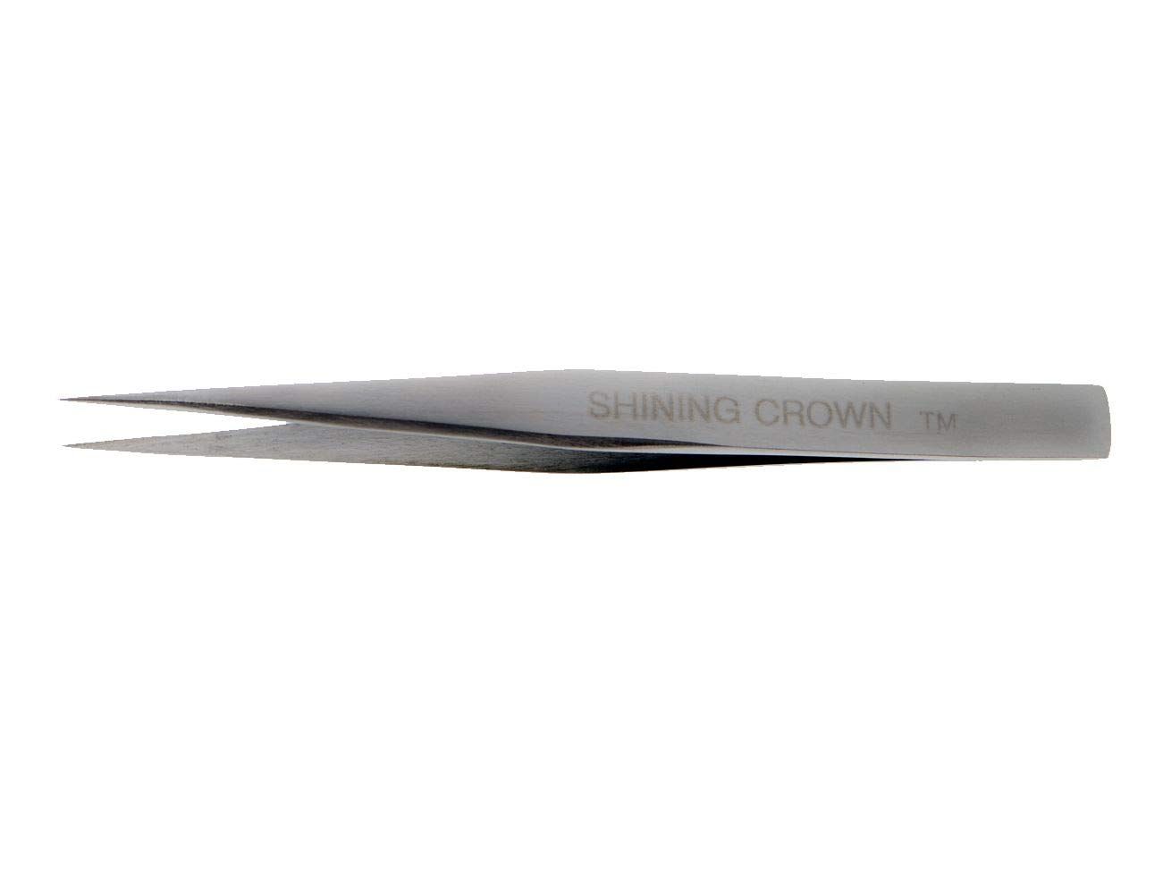 SHINING CROWN Straight Tweezers for Eyelash Extensions 1PC