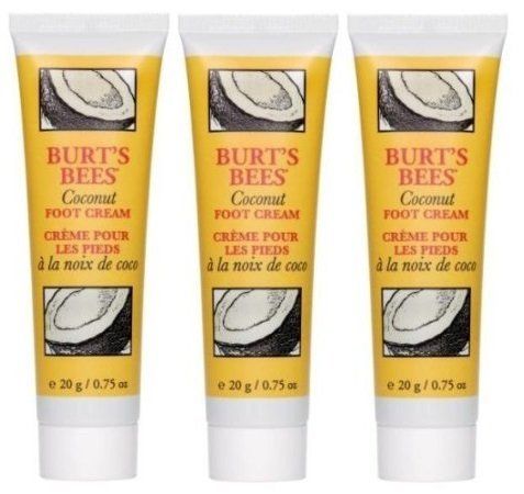 Burt&#39;s Bees Coconut Foot Cream, 0.75 oz, 3 Pack