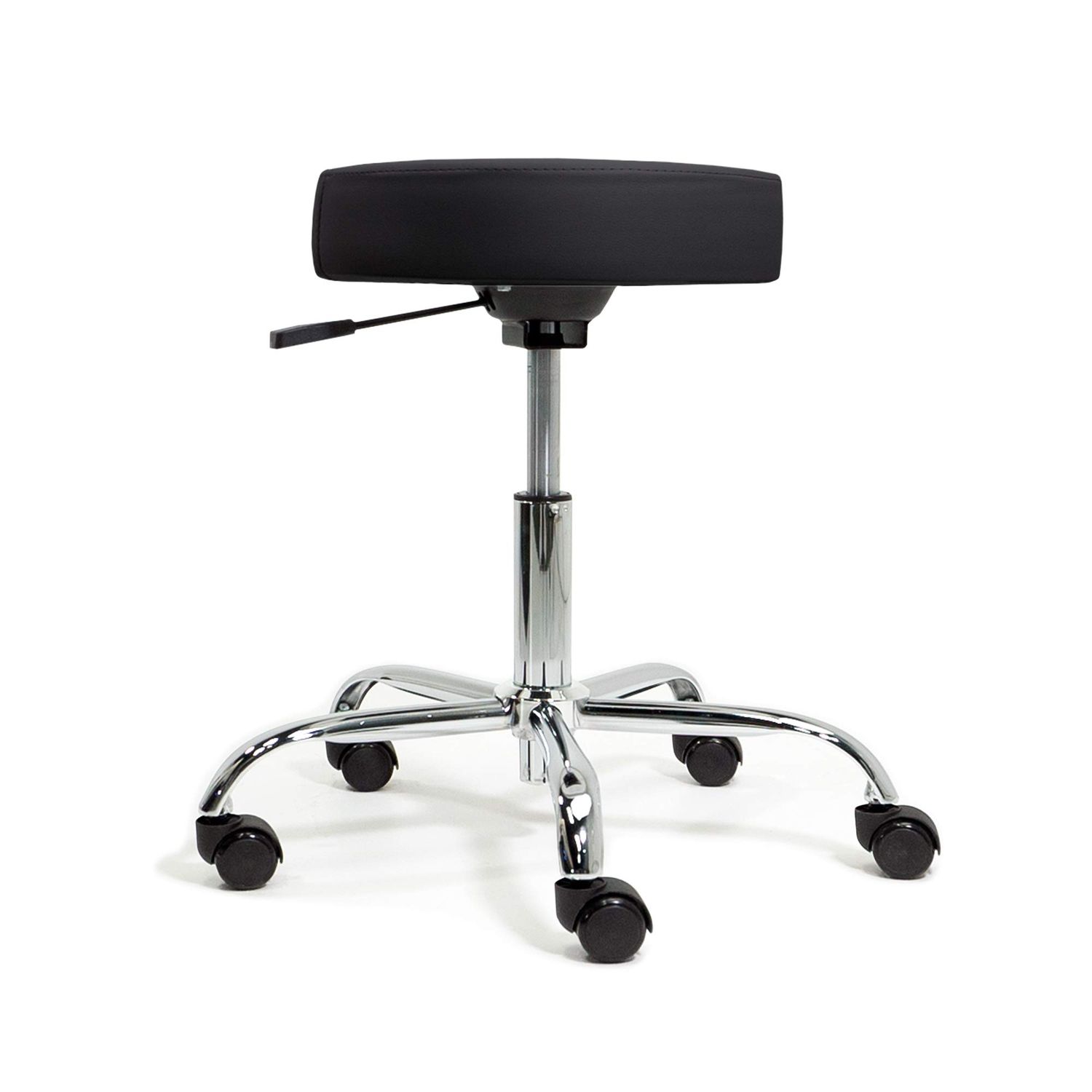 EARTHLITE Pneumatic Rolling Stool - Commercial Grade, Adjustable, CFC-Free, No leaking - Spa, Massage &amp; Medical Chair