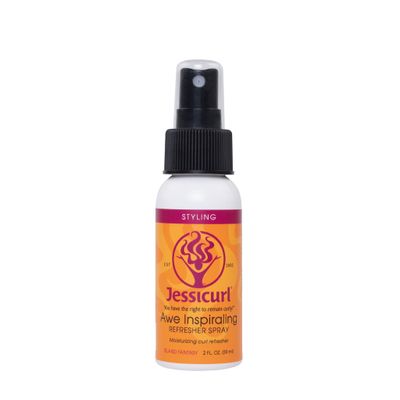 Jessicurl, Awe Inspiraling Spray, Island Fantasy, 2 Fl oz. Moisturizing Midday Curl Refresher Spray for Curly Hair, Curl Defining