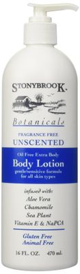 Stony Brook Body Lotion Unscented, 16 Fluid Ounce
