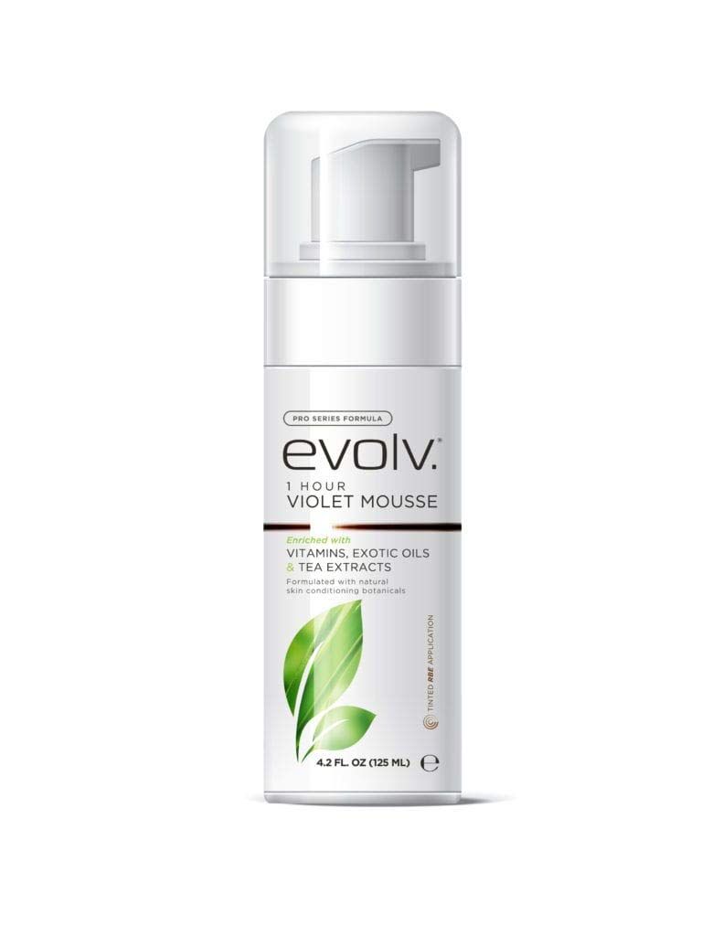 Evolv. 1 Hour Violet Mousse Vitamins, Exotic Oils &amp; Tea Exts.