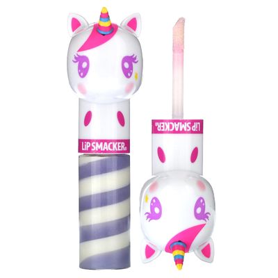 Lip Smacker Lippy Pals Swirls Unicorn, Flavored Moisturizing &amp; Smoothing Soft Shine Lip Balm, Hydrating &amp; Protecting Fun Tasty Glossy Finish, Cruelty-Free &amp; Vegan - Unicorn Frosting