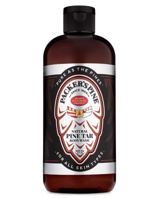 Packer&#39;s Pine Tar Body Wash | Soothing Mens Shower Gel For Psoriasis Relief | Made With Natural Pine Tar and Pine Oils | Paraben &amp; Sulfate-Free, 16 fl oz