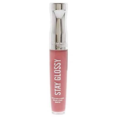Rimmel Stay Glossy Lip Gloss - Non-Sticky and Lightweight Formula for Lip Color and Shine - 150 Claridge&#39;s Ruby, .18oz