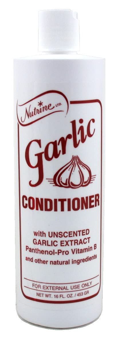 Nutrine Garlic Conditioner with Uncented 16oz (Pack of 2)