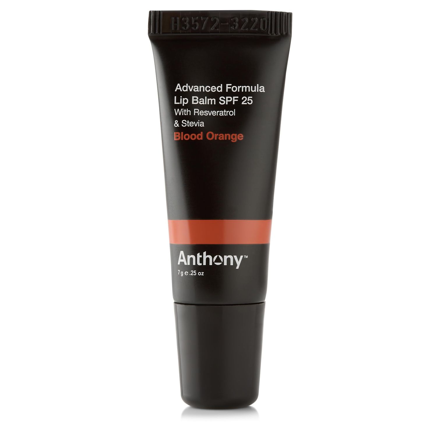 Anthony SPF 25 Lip Balm with Sunscreen, Blood Orange Flavor, Green Tea Extract, Shea Butter and Vitamin E, Moisturizing Repair Treatment for Chapped and Dry Lips, Protects and Hydrates Lips, 0.25 Oz