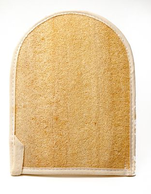 Natural Loofa (loofa, lufa) Exfoliating Bath and Shower Mitt by Spa Destinations