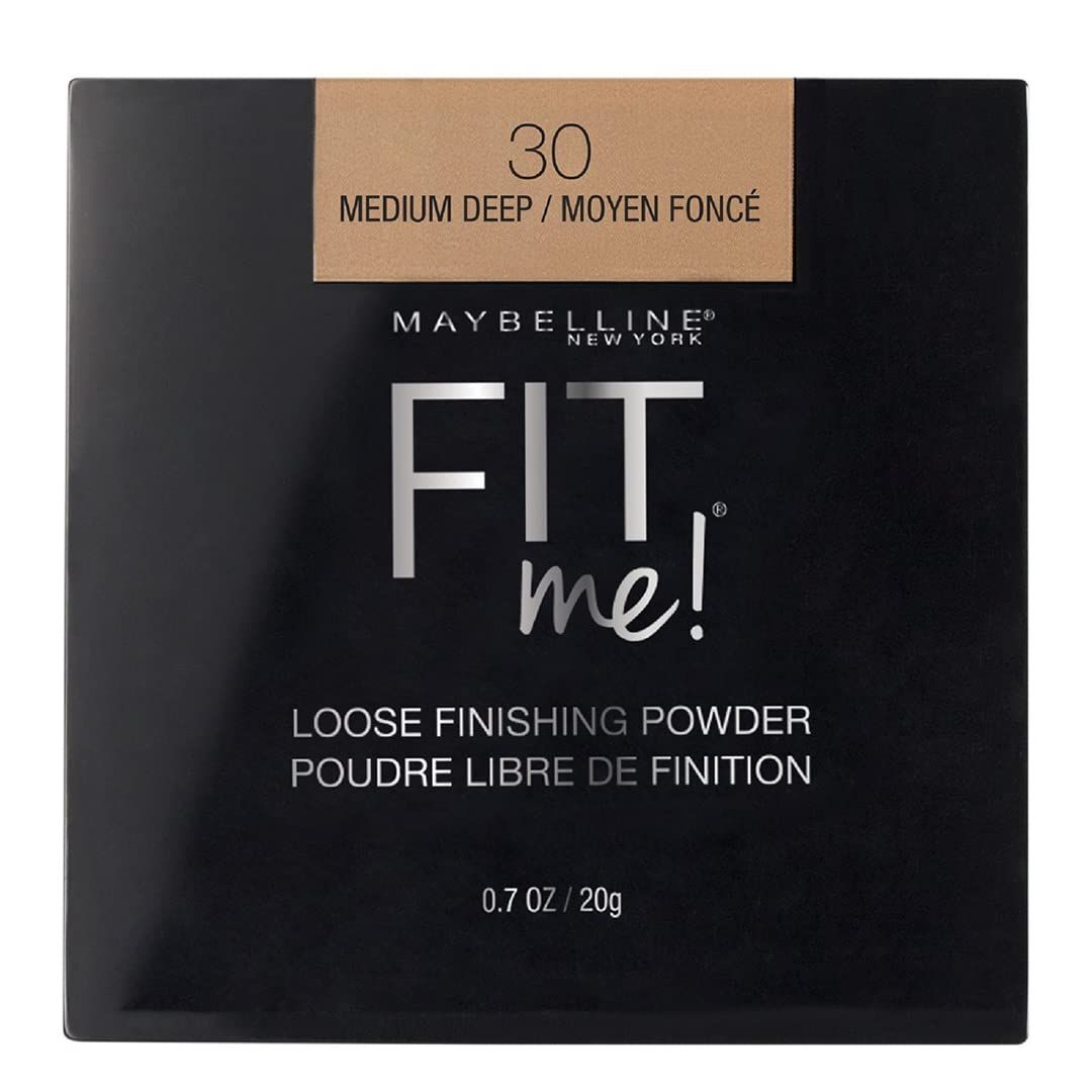 Maybelline Fit Me Loose Setting Powder, Face Powder Makeup &amp; Finishing Powder, Medium Deep, 1 Count
