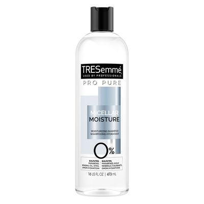 TRESemme Pro Pure Micellar Moisture Shampoo, Paraben and Dye Free, Daily Moisture for Dry, Dull Hair, Unisex, 16 fl oz
