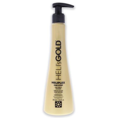 Heli&#39;s Gold Heliplex One Step Hair Serum - Bond Complex Treatment For Maintenance And Regrowth - Intensive, Nourishing Repair For Damaged, Split Strands - Sun And Thermal Heat Protectant - 8.4 Oz