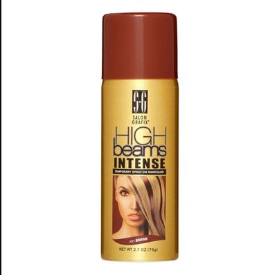 High Beams Intense Temporary Spray-On Hair Color - Brown 2.7 oz (3 PACK)