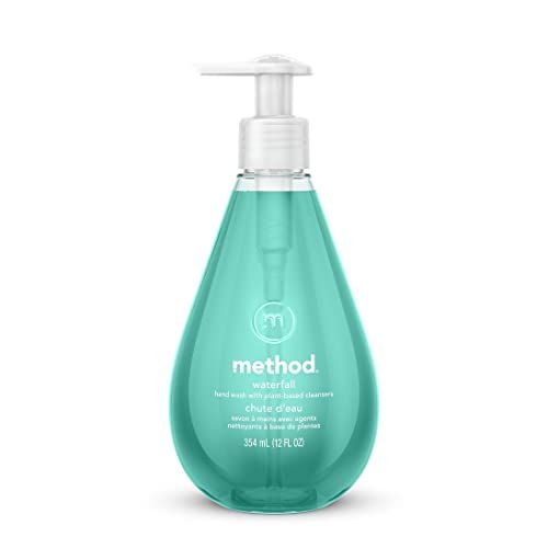 Method Gel Hand Soap, Waterfall, Biodegradable Formula, 12 oz, (Pack of 1)