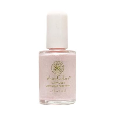 Honeybee Gardens Water-Based Nail Enamel, Fairy Dust, Iridescence &amp; Shimmer Frosted Pink, Slightly Sheer, Eco-Friendly, Odorless &amp; Vibrant Polish, 0.5 fl oz