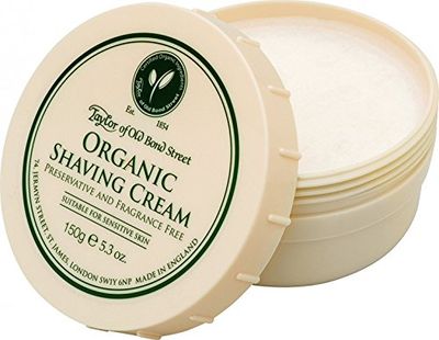 Taylor of Old Bond Street Organic Shaving Cream w/Aloe &amp; JojobaNew 5.3 oz.