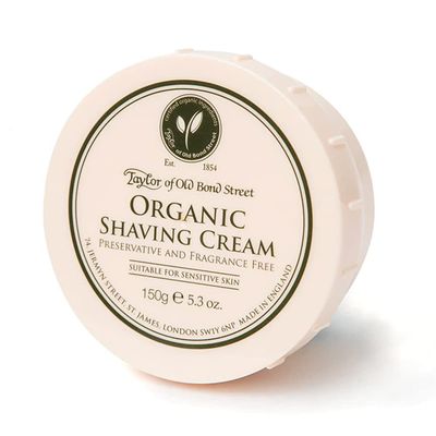 Taylor of Old Bond Street Organic Shaving Cream w/Aloe &amp; JojobaNew 5.3 oz.