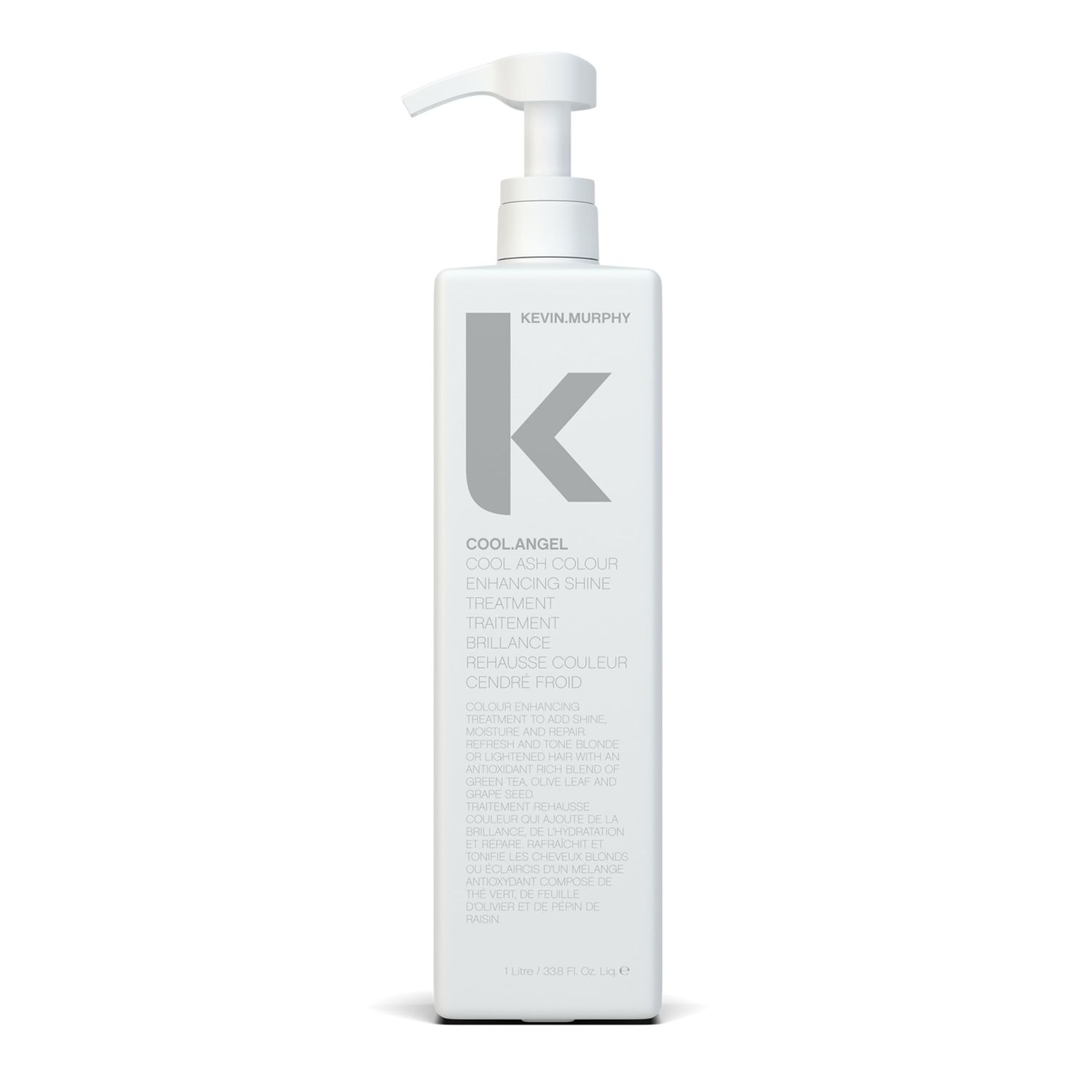 KEVIN.MURPHY COOL.ANGEL - Cool Ash Colour Enhancing Shine Treatment - Thickening Spray - For Blonde, Brown &amp; Grey Colour Hair - Paraben Free Hair Care - 1000 mL / 33.8 fl oz
