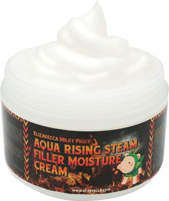 Elizavecca Aqua Rising Argan Gelato Steam Cream 100 Gram - Argan Oil &amp; Hyaluronic Acid / night cream before and after / Argan cream / steam cream before and after