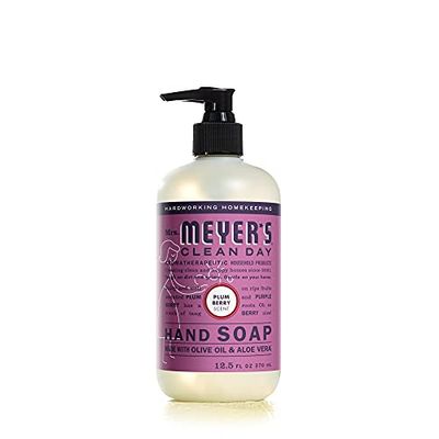 MRS. MEYER&#39;S CLEAN DAY Hand Soap, Plumberry, Made with Essential Oils, 12.5 oz