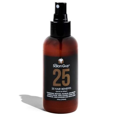 THESALONGUY 25 Spray | Leave In Conditioner Hair Spray with Heat Protection and Frizz Control, Hydrating Detangler Hair Treatment, Color Safe, Pre Styler