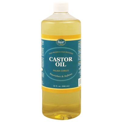 Baar Cold-Pressed, Cold-Processed, Hexane Free Castor Oil, 32 Ounces