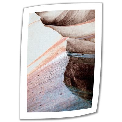Art Wall Desert Sands Mountain 18 by 12-Inch Unwrapped Canvas Art by Linda Parker with 2-Inch Accent Border