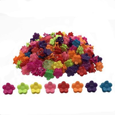 100 Packs Assorted Color Hair Clips, Beautiful Mini heart Hair Clips Hair Accessories for Women and Girls, Random Color