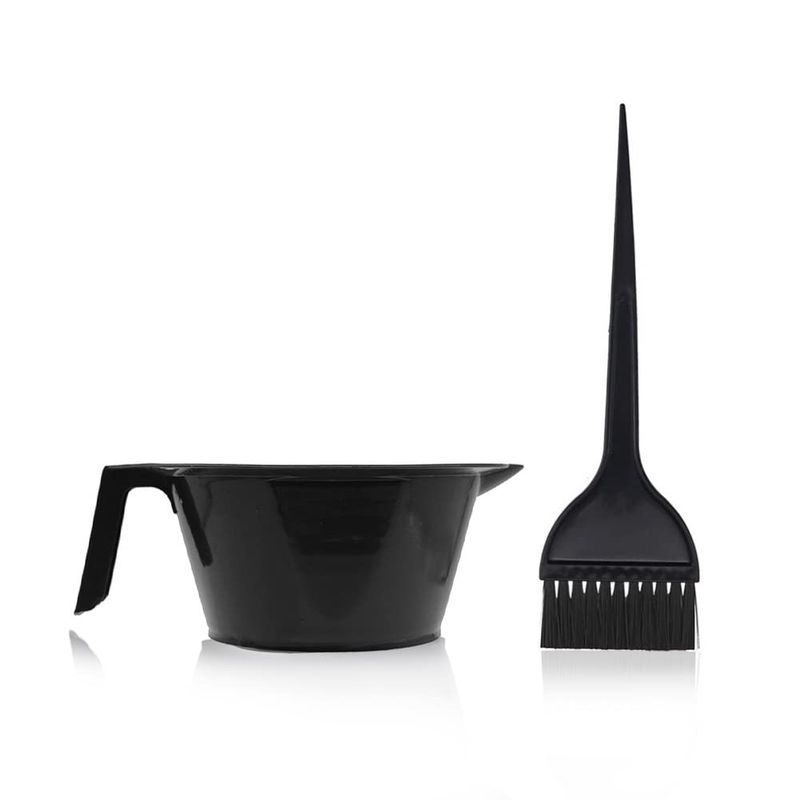 Magic Collection Handle and Pouring Lip Mixing Bowl and Dye Brush with Hook