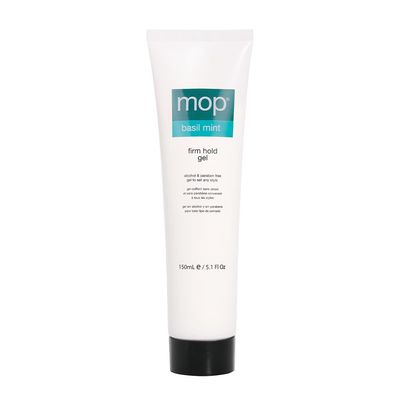 MOP Basil Mint Firm Hold Gel, 5.1 Fl Oz., Tame Fly-A-Ways, Flake Free, Humidity Resistant - Alcohol &amp; Paraben Free