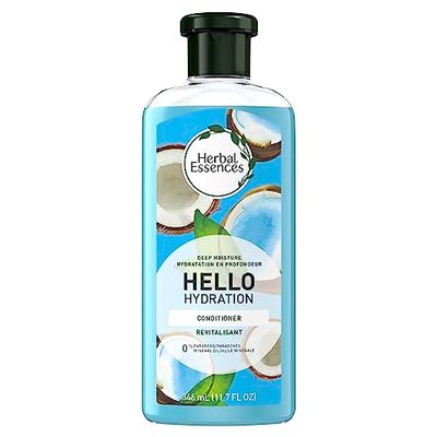 Herbal Essences Hello Hydration Conditioner, Deep Moisture for Hair, 11.7 Fluid Ounces, Coconut Scent, Paraben Free, Dermatologist Tested, Cruelty Free