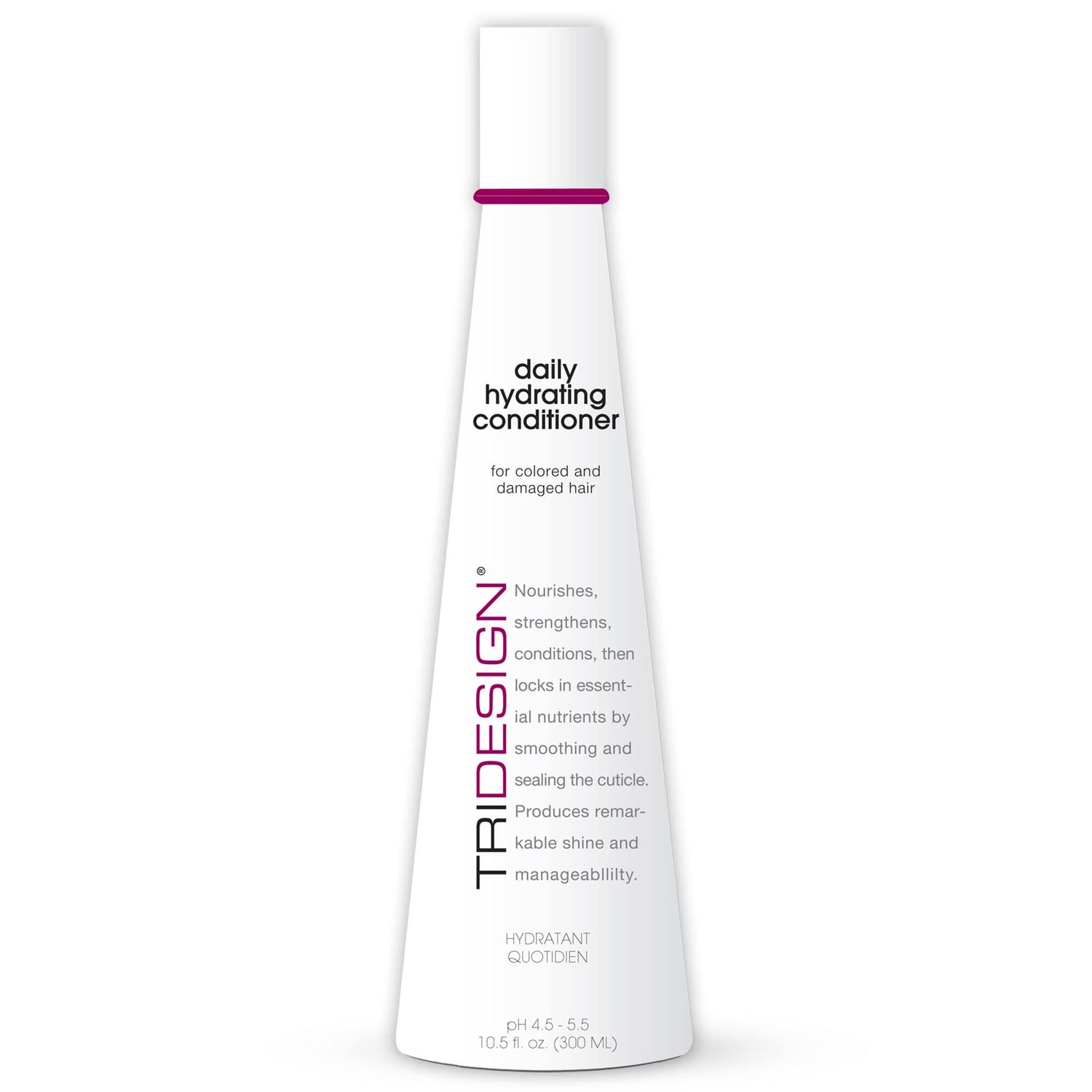 TRI Design Hydrating Conditioner for Women - Extra Moisturizing, Restorative Conditioner for Dry, Damaged, and Colored Hair - Adds Luminous Volume and Healthy Shine - 10.5 Fluid Oz