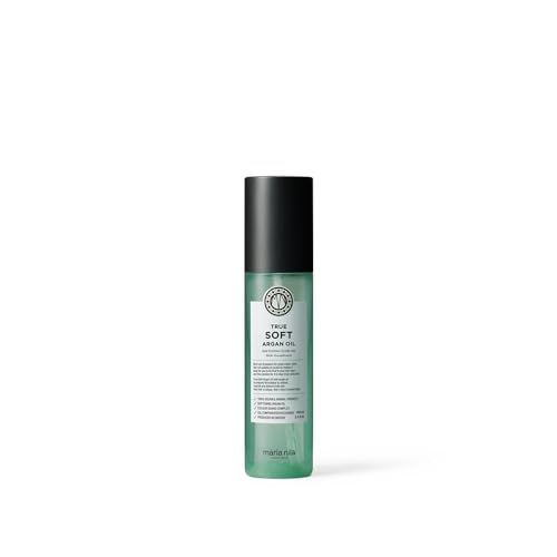 Maria Nila True Soft, Argan Oil 3.4 Fl Oz, For Dry Hair, Easily absorbed, Remoisturises &amp; Reduces Frizz, 100% Vegan &amp; Sulfate/Paraben free