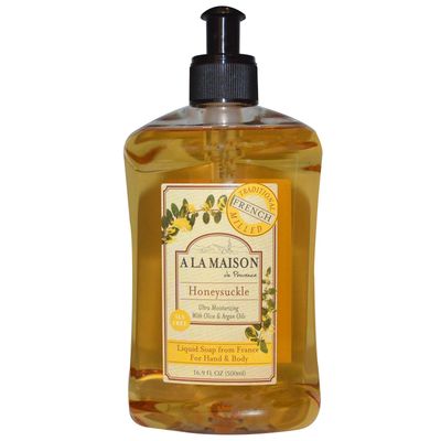 A La Maison Soap Liq Frnch Hnysckle, 16.9 oz.