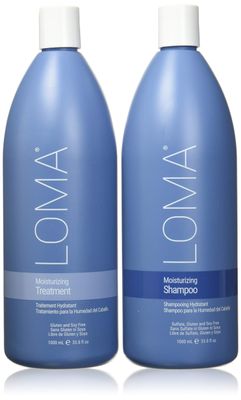Loma Hair Care Moisturizing Shampoo &amp; Treatment Duo