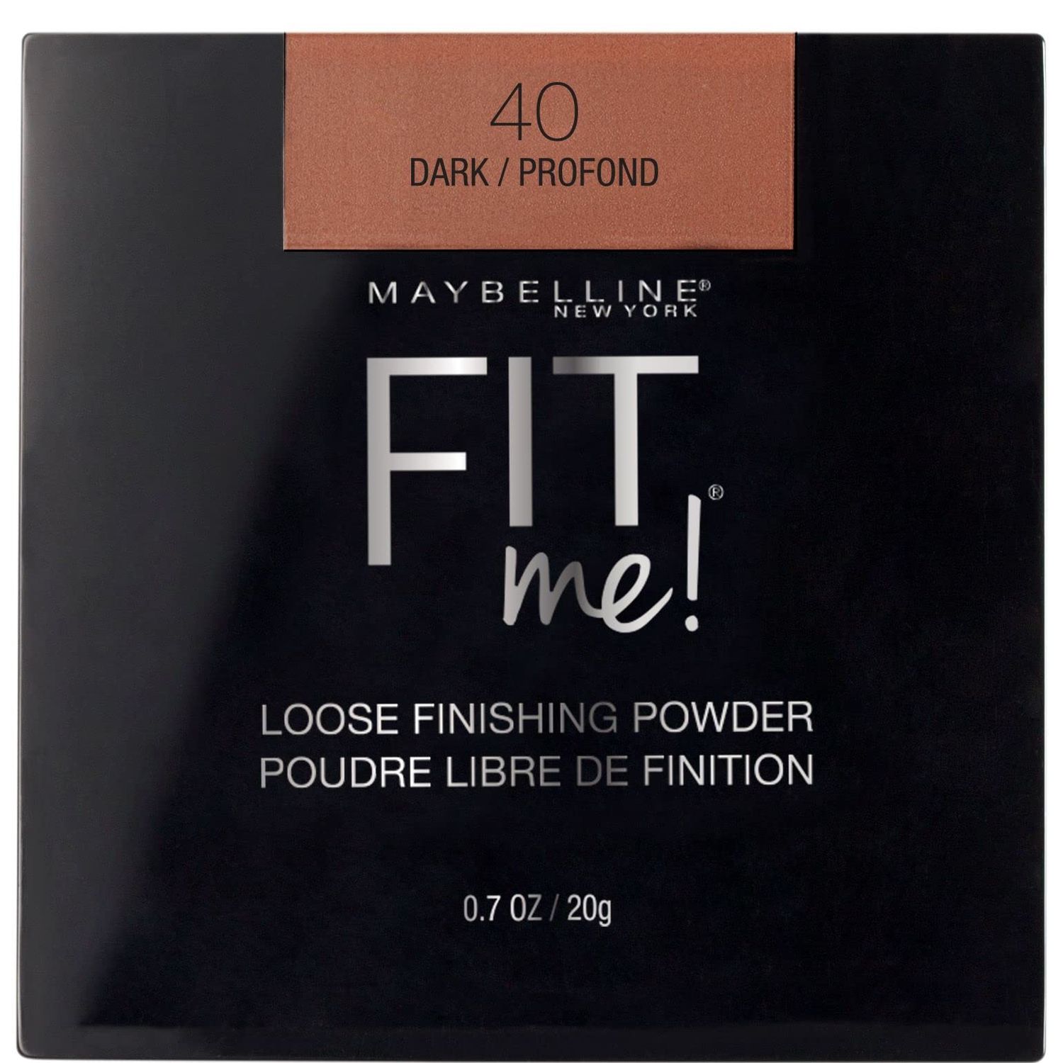 Maybelline Fit Me Loose Setting Powder, Face Powder Makeup &amp; Finishing Powder, Dark, 1 Count