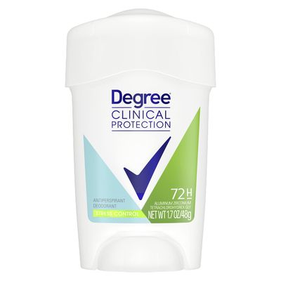 Degree Clinical Protection Antiperspirant Deodorant 72-Hour Sweat &amp; Odor Protection Stress Control Antiperspirant for Women 1.7 oz