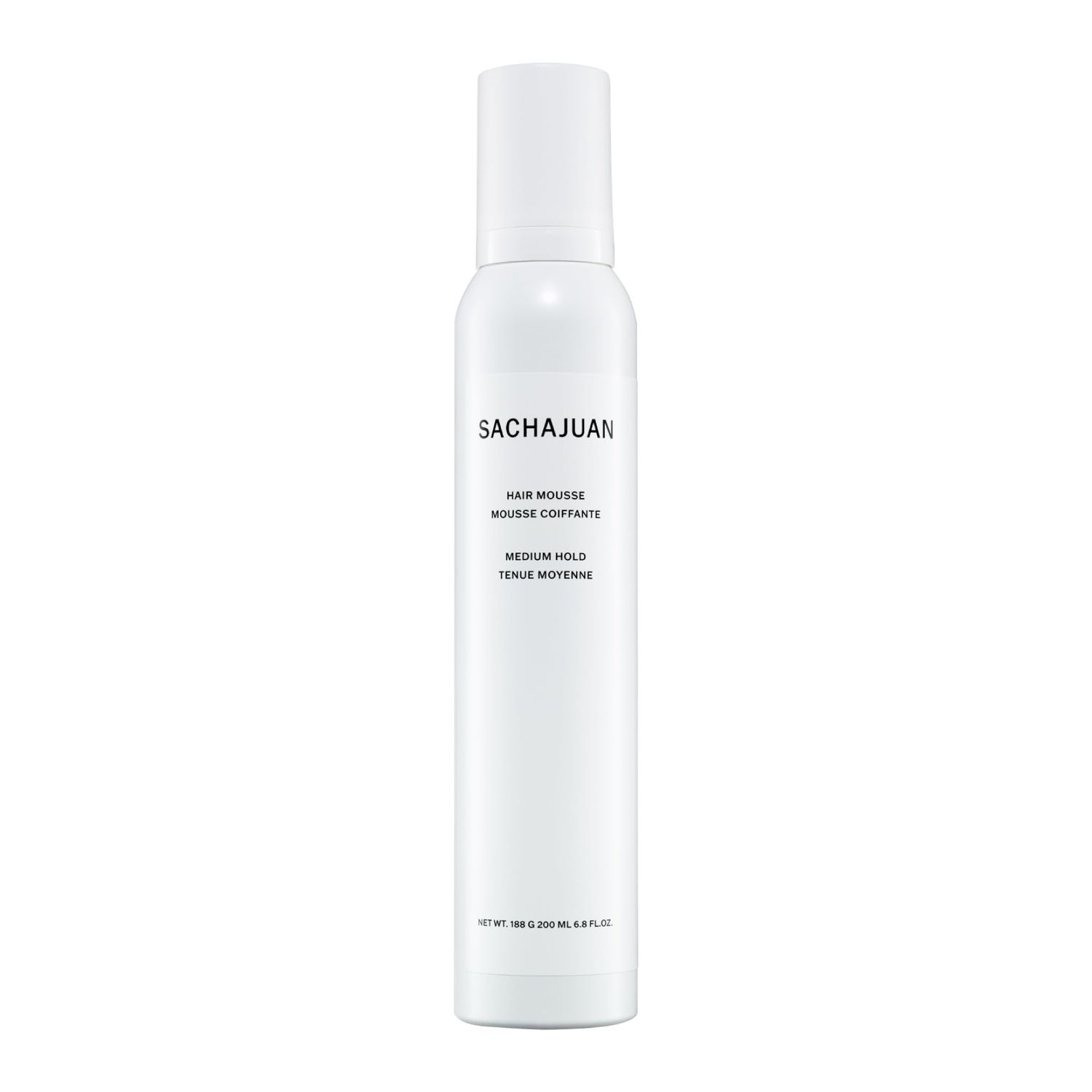 SachaJuan Hair Mousse Net wt. 189 g 200 ml 6.8 fl oz